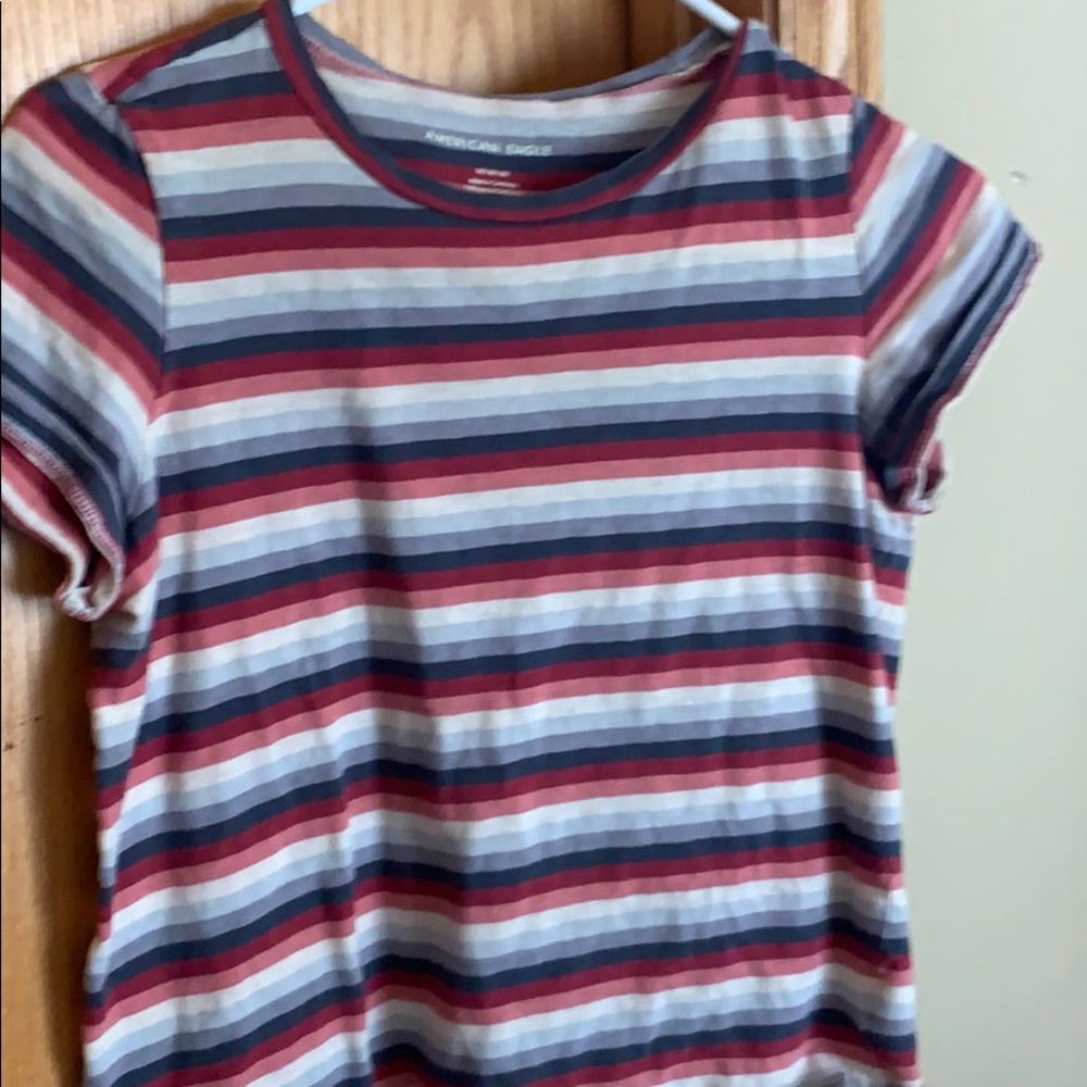 American eagle striped T-shirt